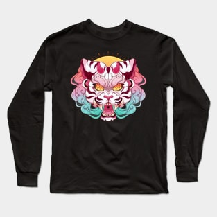 Kitsune Tiger Mask Long Sleeve T-Shirt